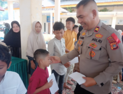 Kapolsek Tapaktuan Hadiri Kenduri Laut dan Santunan Anak Yatim di TPI Lhok II