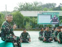 Jam Komandan, Dandim Aceh Tamiang Apresiasi Kinerja Seluruh Anggotanya Selama Satu Tahun 