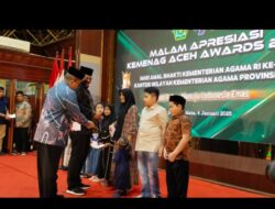 Ada Santunan Yatim, Pj Gubernur Aceh Apresiasi Kemitraan dengan Pemkab dan Malam Anugerah Kemenag Aceh Award 2025