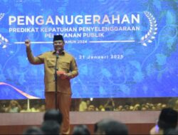 Pj Gubernur Safrizal Apresiasi Peningkatan Pelayanan Publik di Aceh dalam Penganugerahan Predikat Kepatuhan 2024