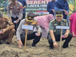 Tanam Jagung Serentak, Kapolresta Banda Aceh Ajak Warga Optimalkan Lahan