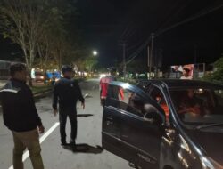 Polres Nagan Raya Gelar Razia untuk Ciptakan Keamanan dan Ketertiban di Jalan Nasional