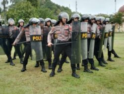 Latihan Dalmas Polres Aceh Selatan: Tingkatkan Kemampuan, Latih Kesiapsiagaan