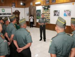 Cegah Pelanggaran, Dandim 0101/KBA Sampaikan Pesan Tegas kepada Jajaran Danramil dan Danposramil