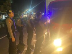 Sat Samapta Polres Aceh Selatan Gelar Patroli Malam di Tempat Keramaian