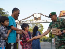 Kodam IM berbagi Lewat Program “Jum’at Berkah”