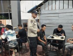 Polsek Meurah Mulia Patroli Tempat Keramaian untuk Cegah Judi Online di Kalangan Remaja dan Masyarakat