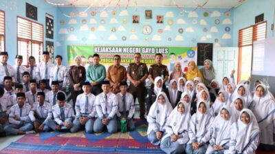 Kejari Gayo Lues Gelar Penyuluhan Hukum di SMA Muhammadiyah Blangkejeren