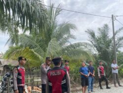 Pengamanan Konstatering atas Objek Eksekusi oleh Pengadilan Negeri Suka Makmue dan Patroli Guantibmas oleh Tim Patroli Perintis Sat Samapta Polres Nagan Raya