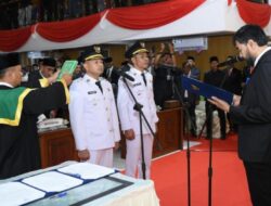 Muzakir Manaf Lantik Safwandi-Muslem Sebagai Bupati dan Wakil Bupati Aceh Jaya, Tekankan Pembangunan dan Sukseskan PORA XV