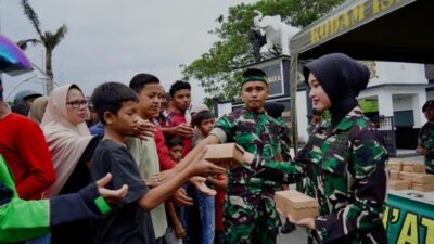 Pangdam IM Program Jumat Berkah Kodam IM sebagai wujud kepedulian kita kepada masyarakat